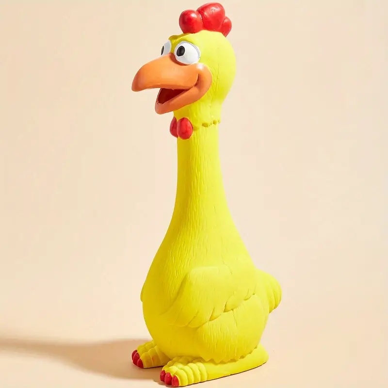 Dog Muzzle Silicone - Large Cartoon Latex Screaming Chicken Duck