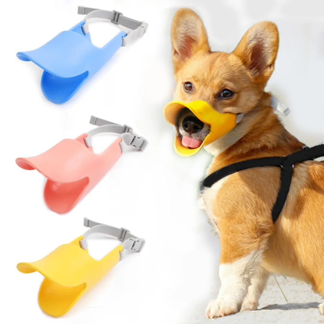 Dog Muzzle Silicone - Dog Silicone Duck Muzzle For Pet