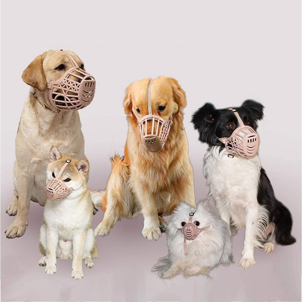 Dog Muzzle Silicone - Softness Plastic Dog Muzzle Anti Bite