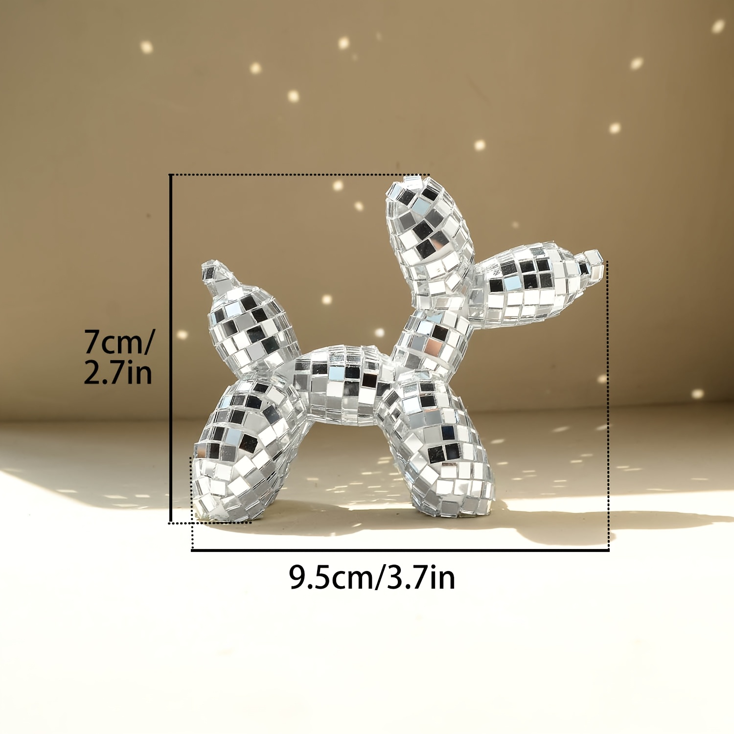 1pc Disco Mirror Balloon Puppy - огляд і ціна Pet Supplies Direct