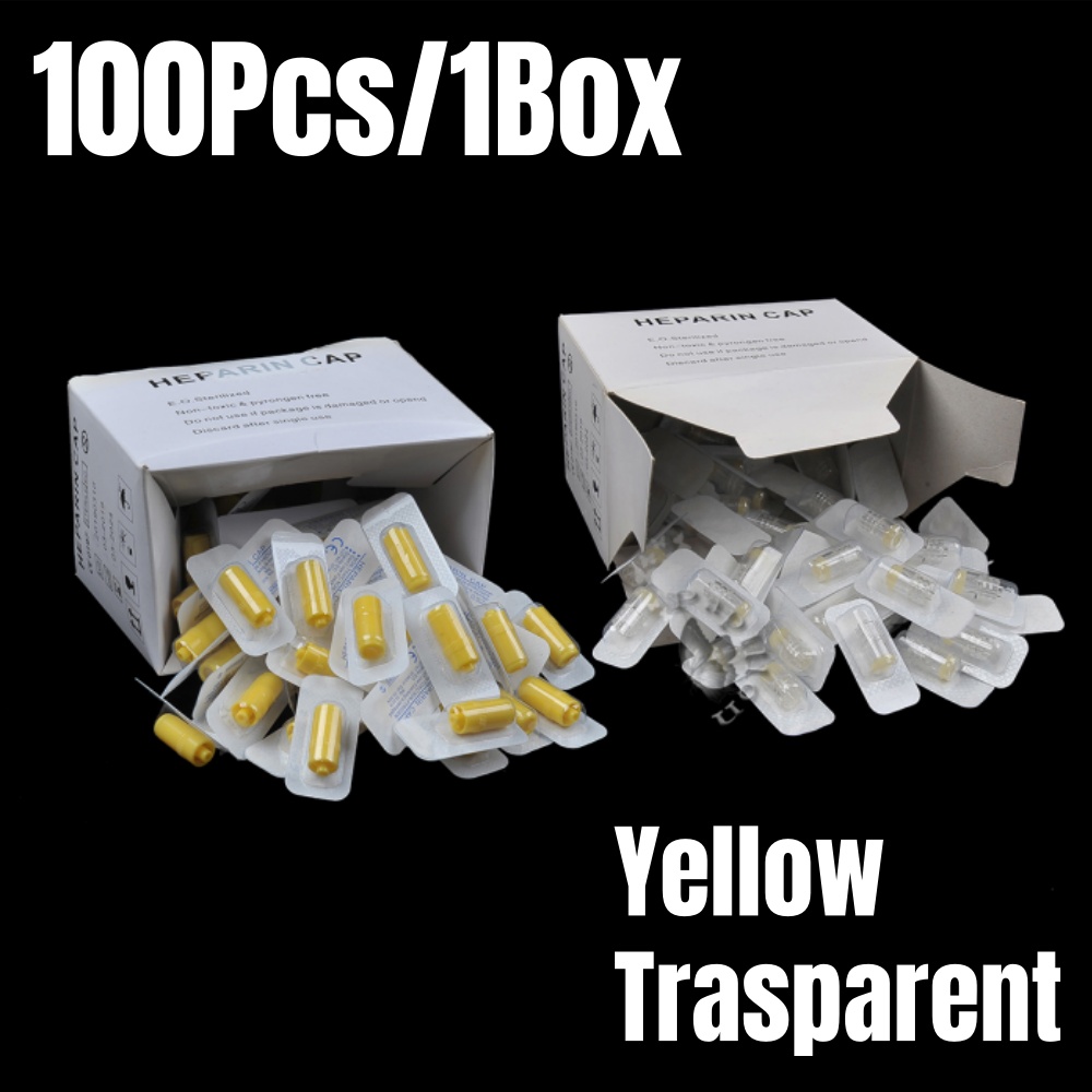 100Pcs/Box Heparin Cap IV Disp - огляд і ціна Pet Supplies Direct
