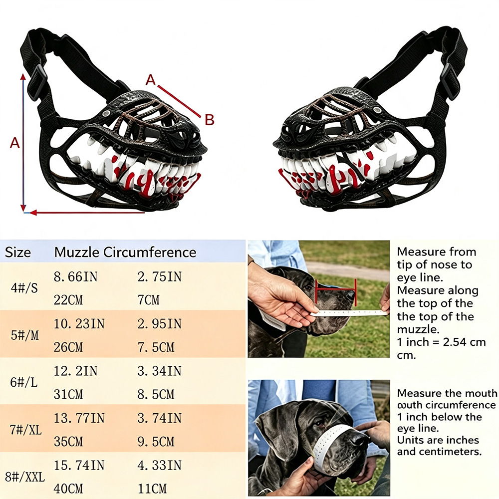 3D Realistic Dog Muzzle Silico - огляд і ціна Dog Muzzle Silicone
