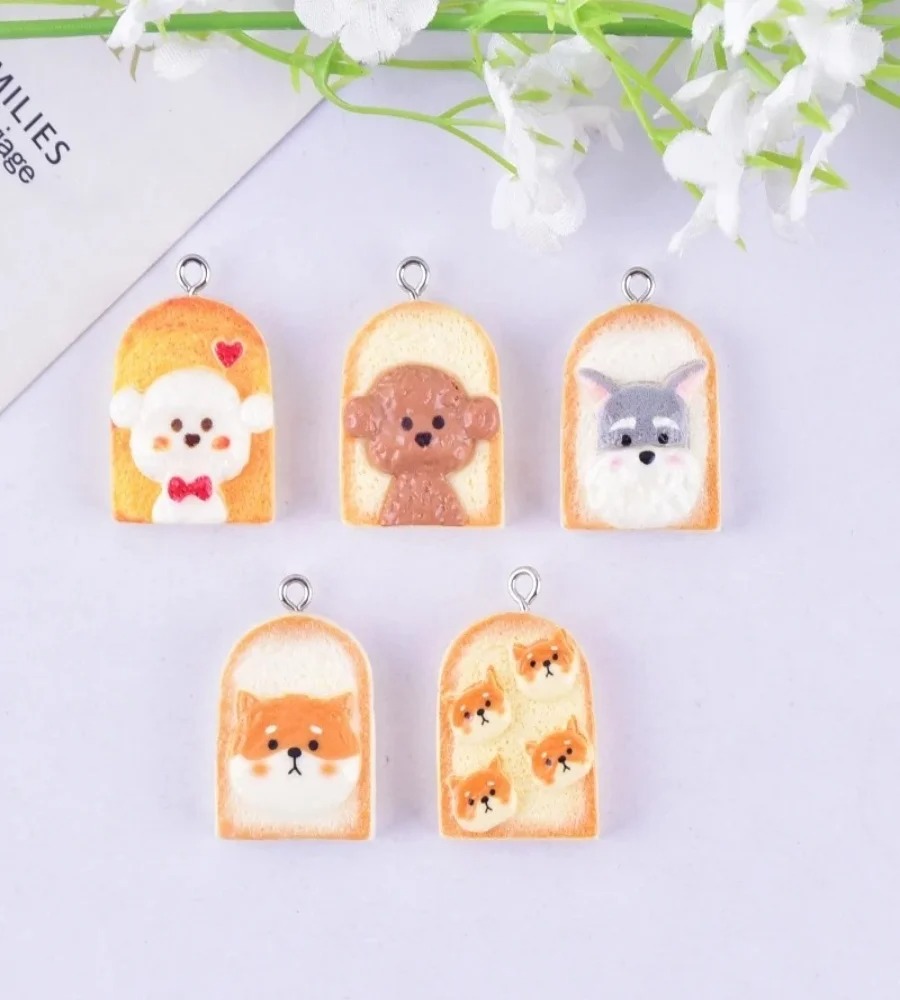 10Pcs Cute Toast Dog Resin Pen - огляд і ціна Pet Supplies Direct