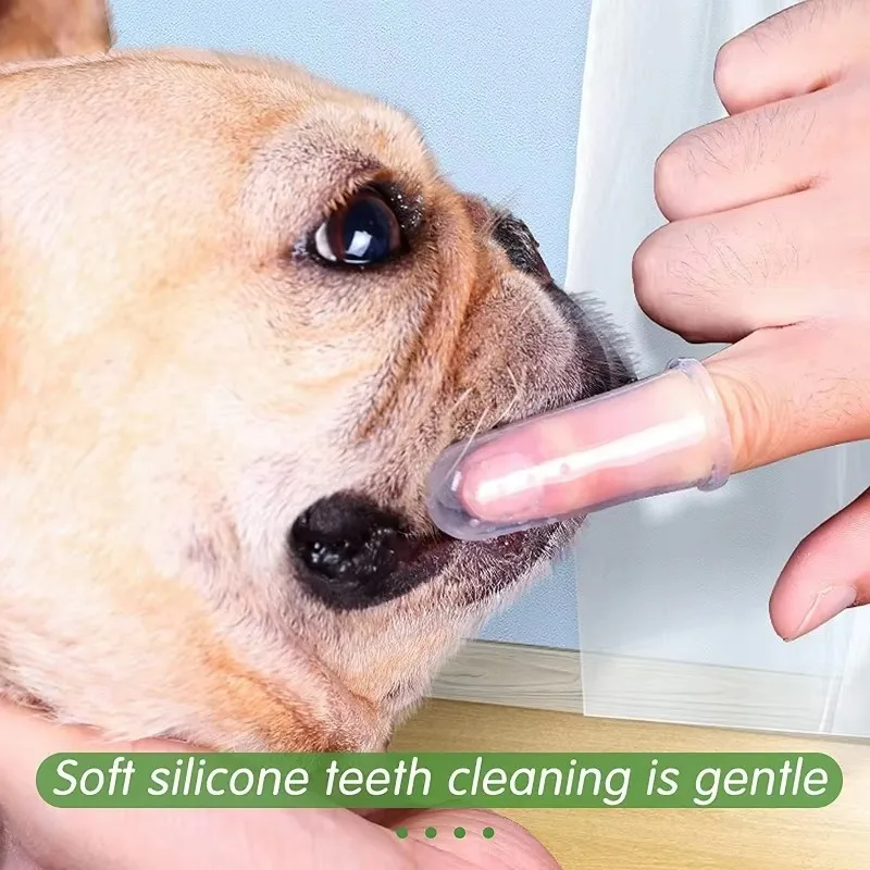 Super Soft Pet Finger Toothbru - огляд і ціна Dog Muzzle Silicone