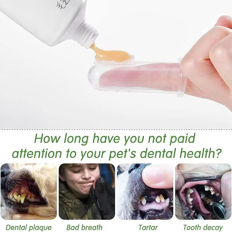 Super Soft Pet Finger Toothbru - огляд і ціна Dog Muzzle Silicone