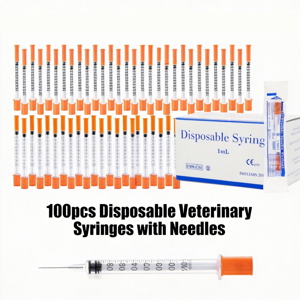 100pcs Disposable Syringe1ml 0 - огляд і ціна Pet Supplies Direct