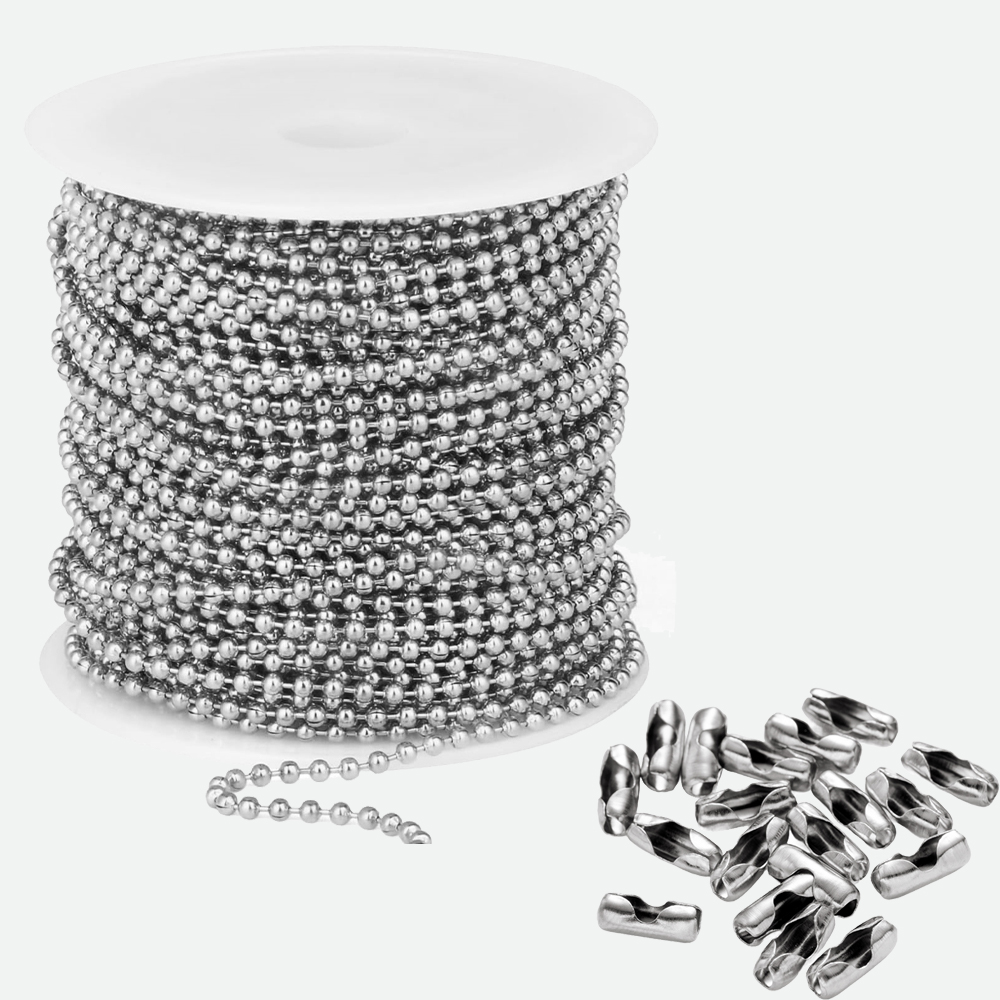 10m Stainless Steel Bead Ball  - огляд і ціна Pet Supplies Direct