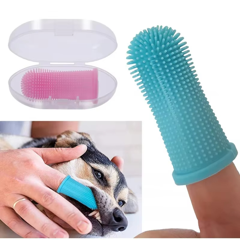 Super Soft Pet Finger Toothbru - огляд і ціна Dog Muzzle Silicone