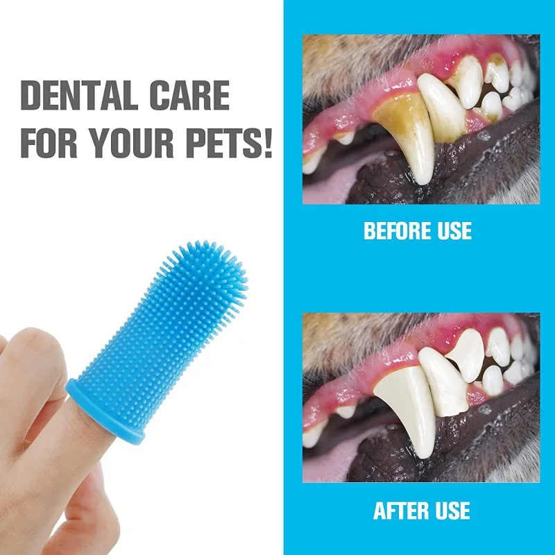 Super Soft Pet Finger Toothbru - огляд і ціна Dog Muzzle Silicone