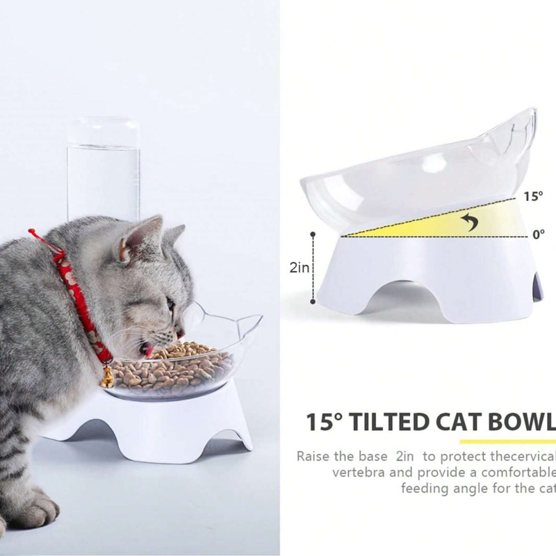 1PC Double Dog Cat Bowls Pets  - огляд і ціна Royal Canin Food Medium